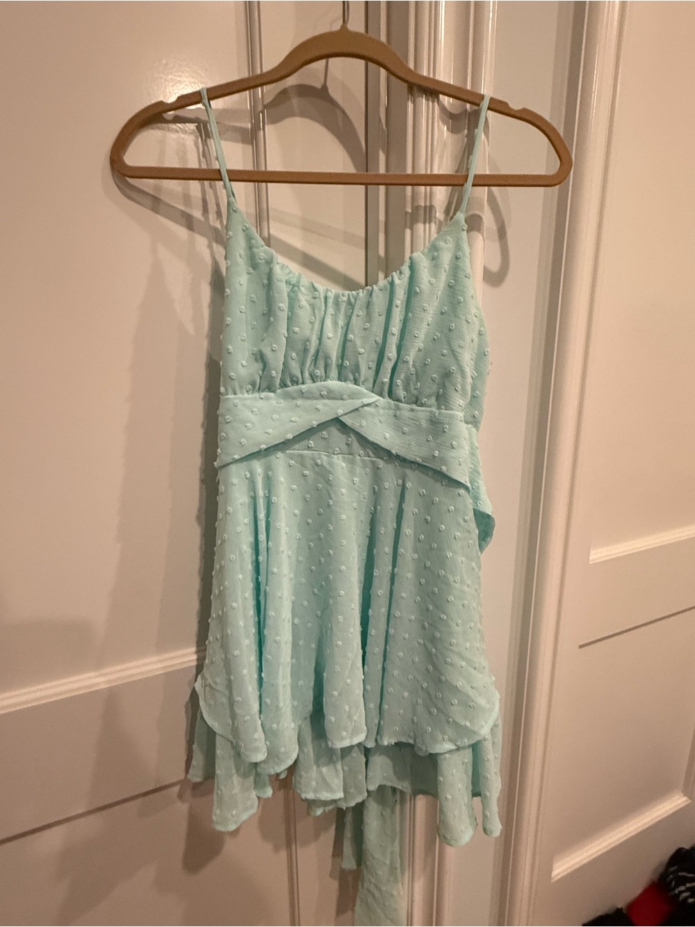 Altar'd State Light Aqua Sleeveless Dress